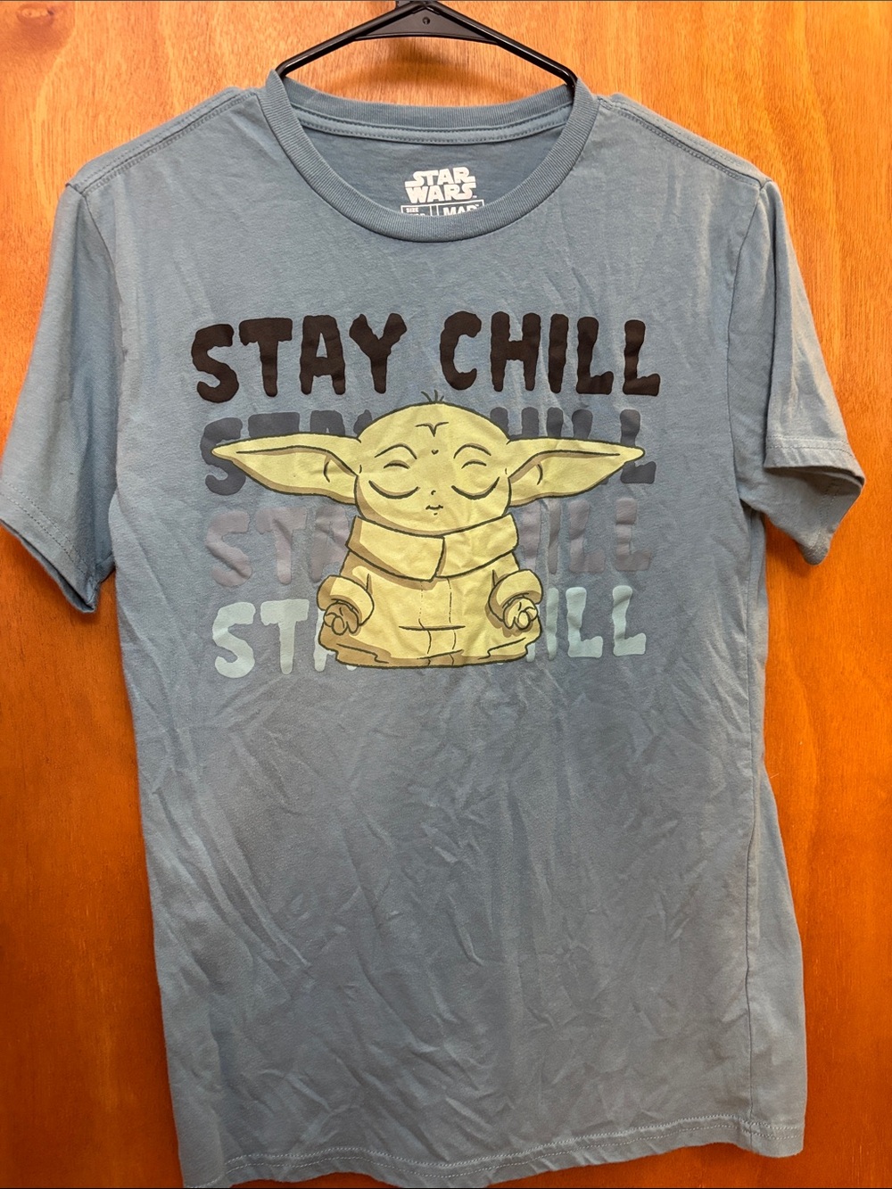 Star Wars Tee with Grogu 'Stay Chill' Graphic